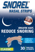 Snorel Classic Nasal Strips 30 Strips